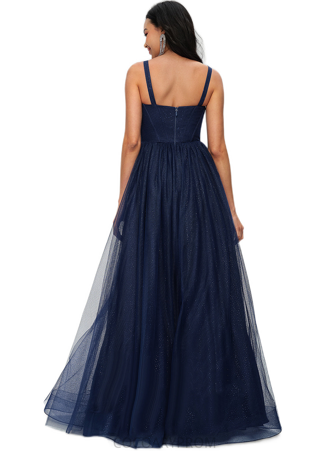 Melinda Ball-Gown/Princess Sweetheart Floor-Length Tulle Prom Dresses DA8P0022198