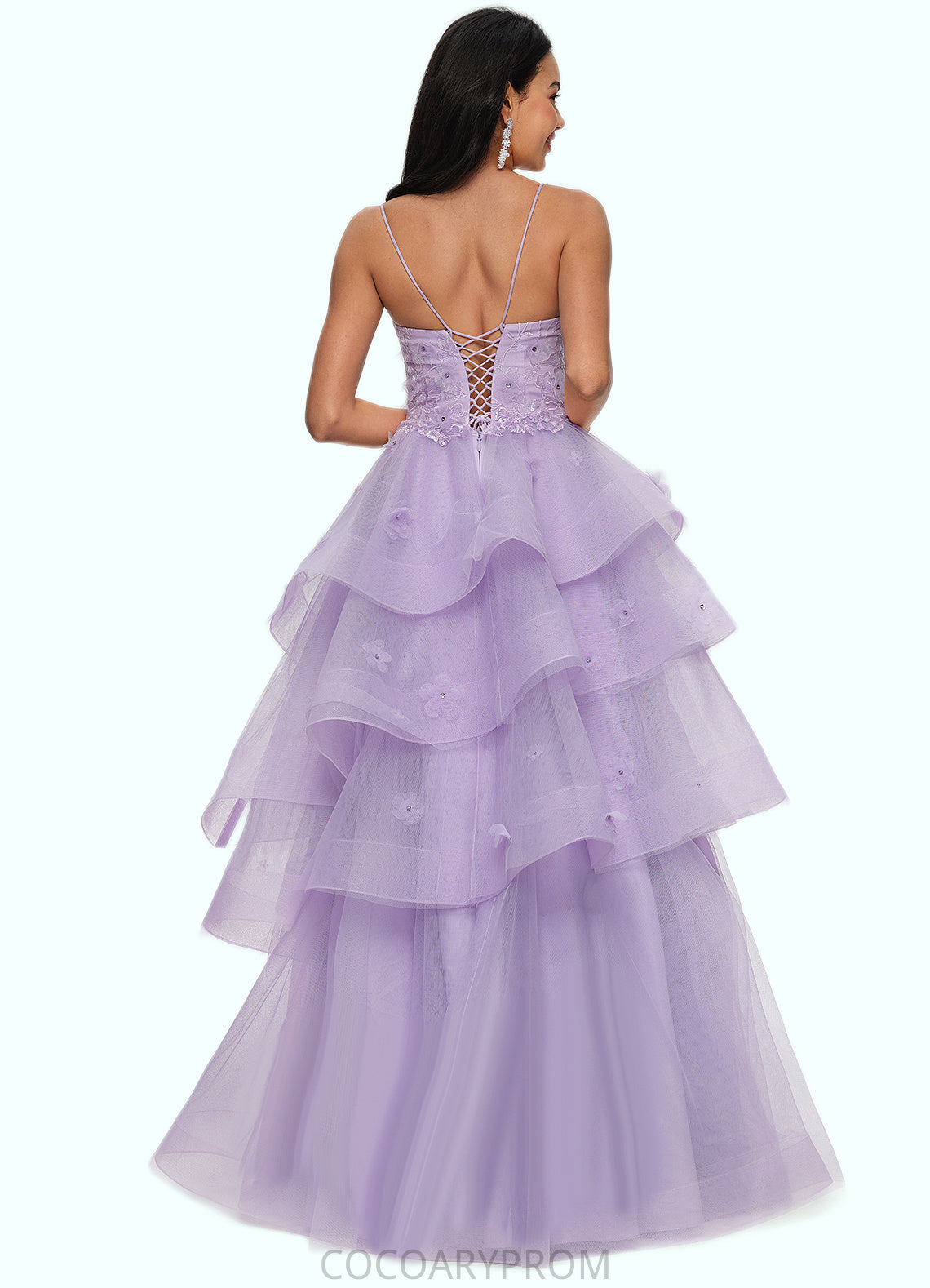 Alexis Ball-Gown/Princess Sweetheart Floor-Length Tulle Prom Dresses With Beading Sequins DA8P0022204