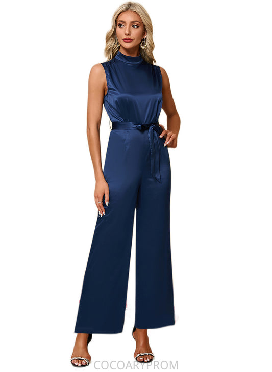 Kimora High Neck Elegant Jumpsuit/Pantsuit Satin Maxi Dresses DA8P0022324