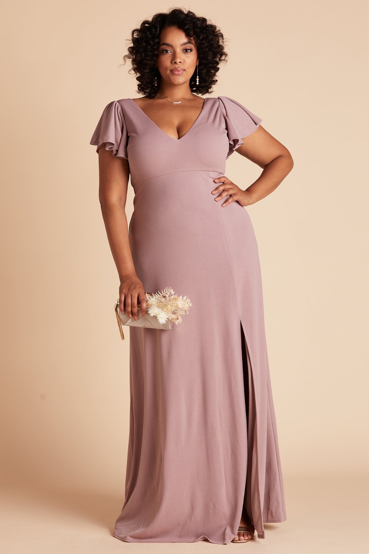 Hannah Crepe Dress Curve Mireya