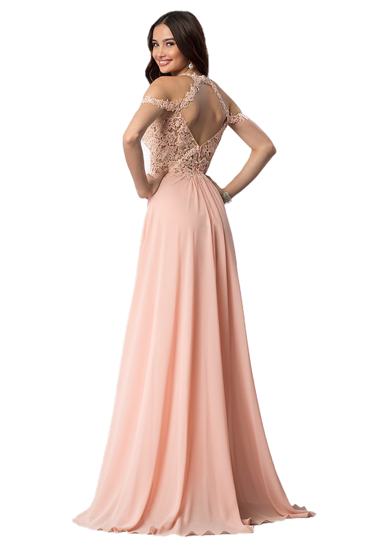 Frederica Chiffon Sleeveless A-Line/Princess Natural Waist Floor Length Straps Bridesmaid Dresses