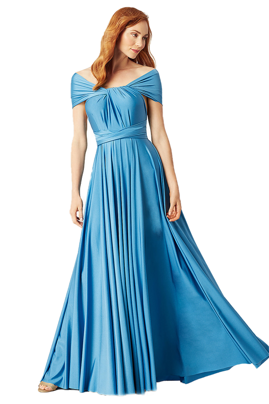 Laurel V-Neck Floor Length Satin Natural Waist Sleeveless A-Line/Princess Bridesmaid Dresses