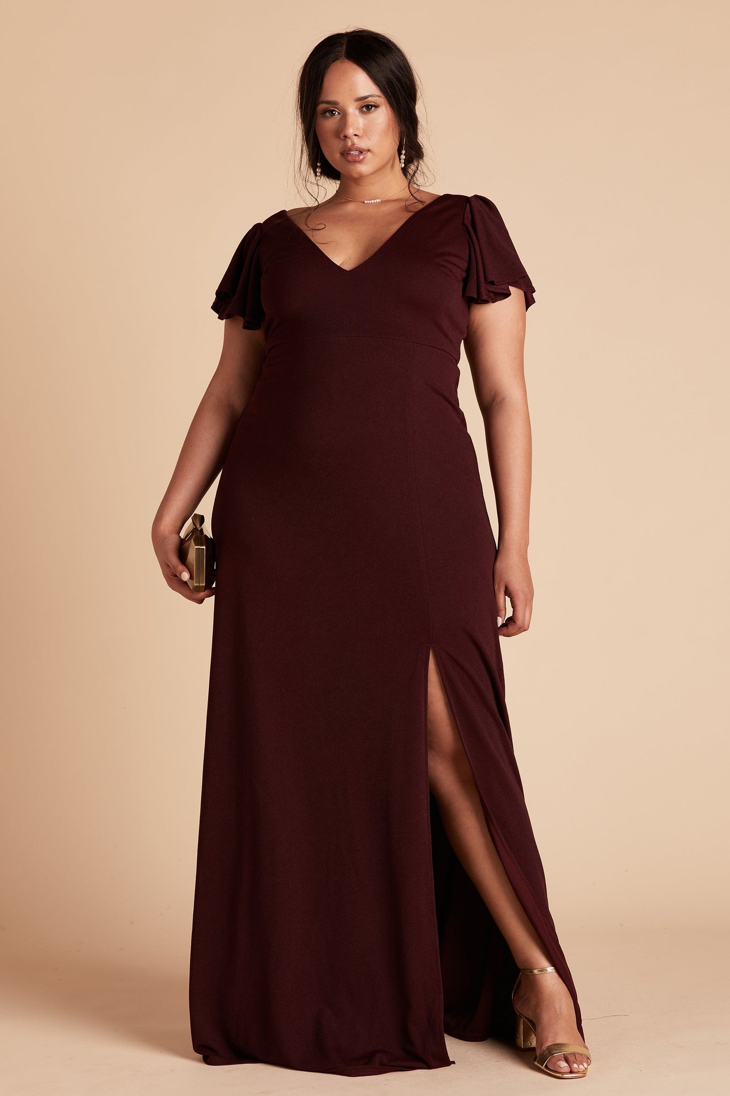 Hannah Crepe Dress Curve Emilia