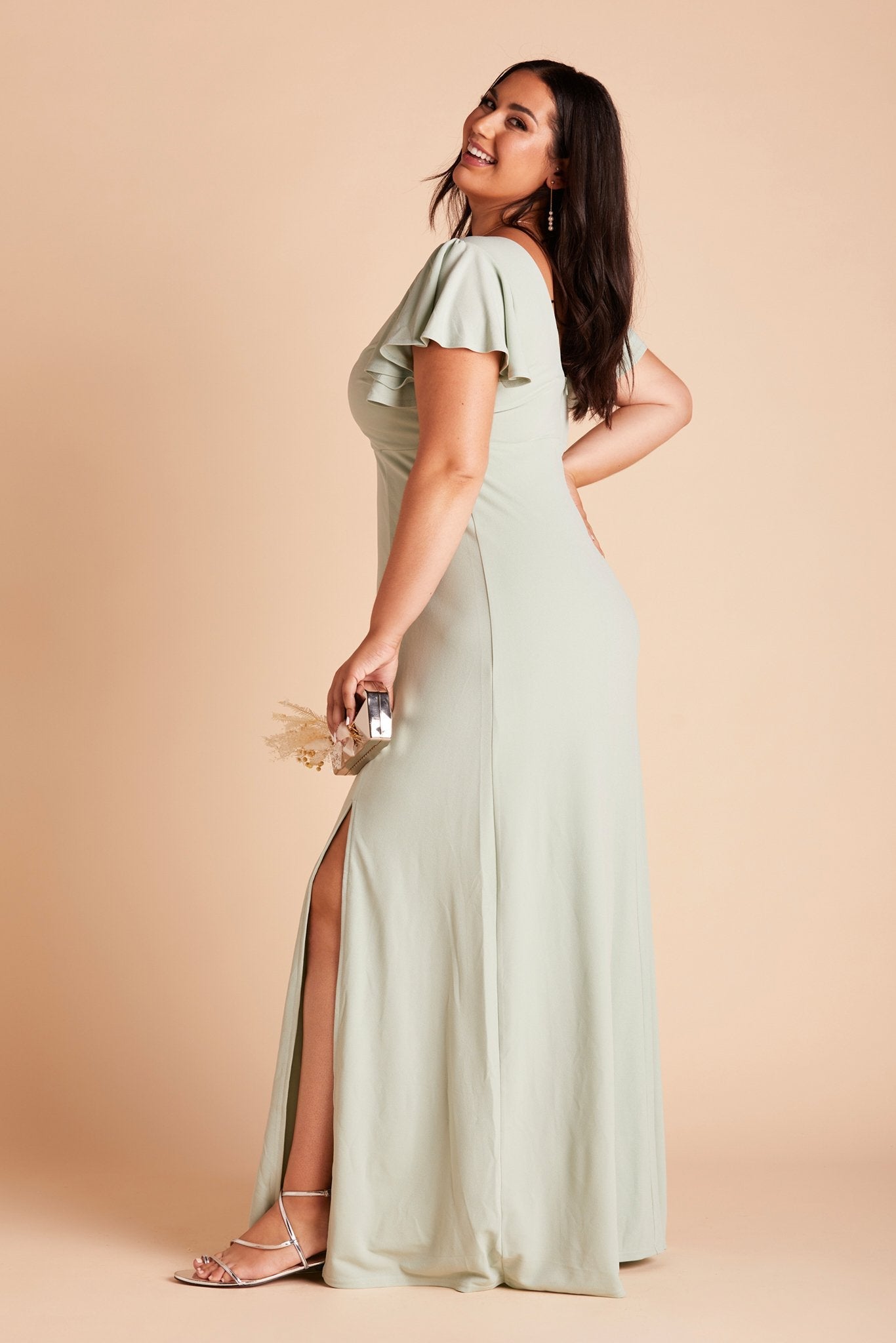 Hannah Crepe Dress Curve Erin