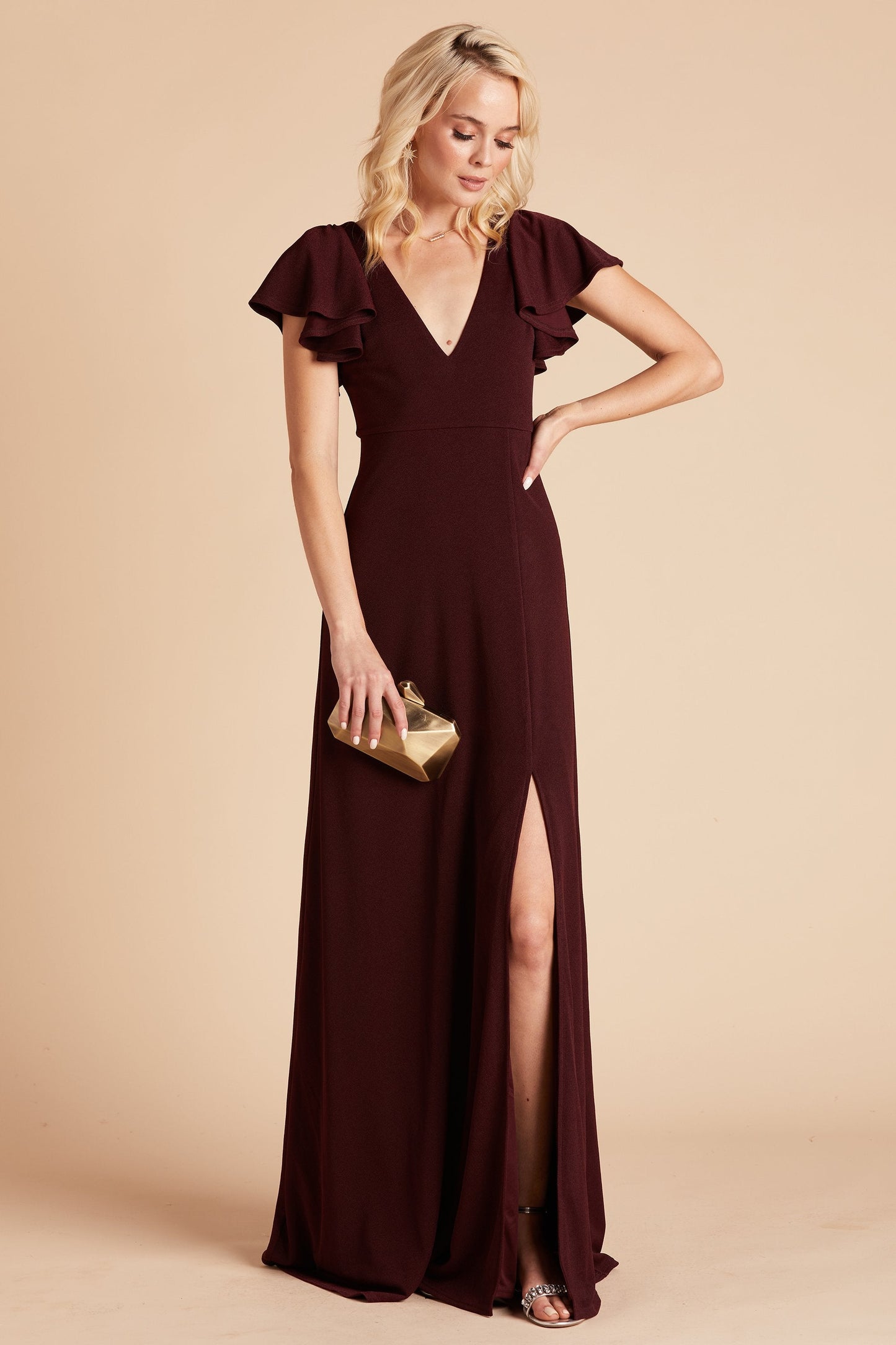 Hannah Crepe Dress Jewel