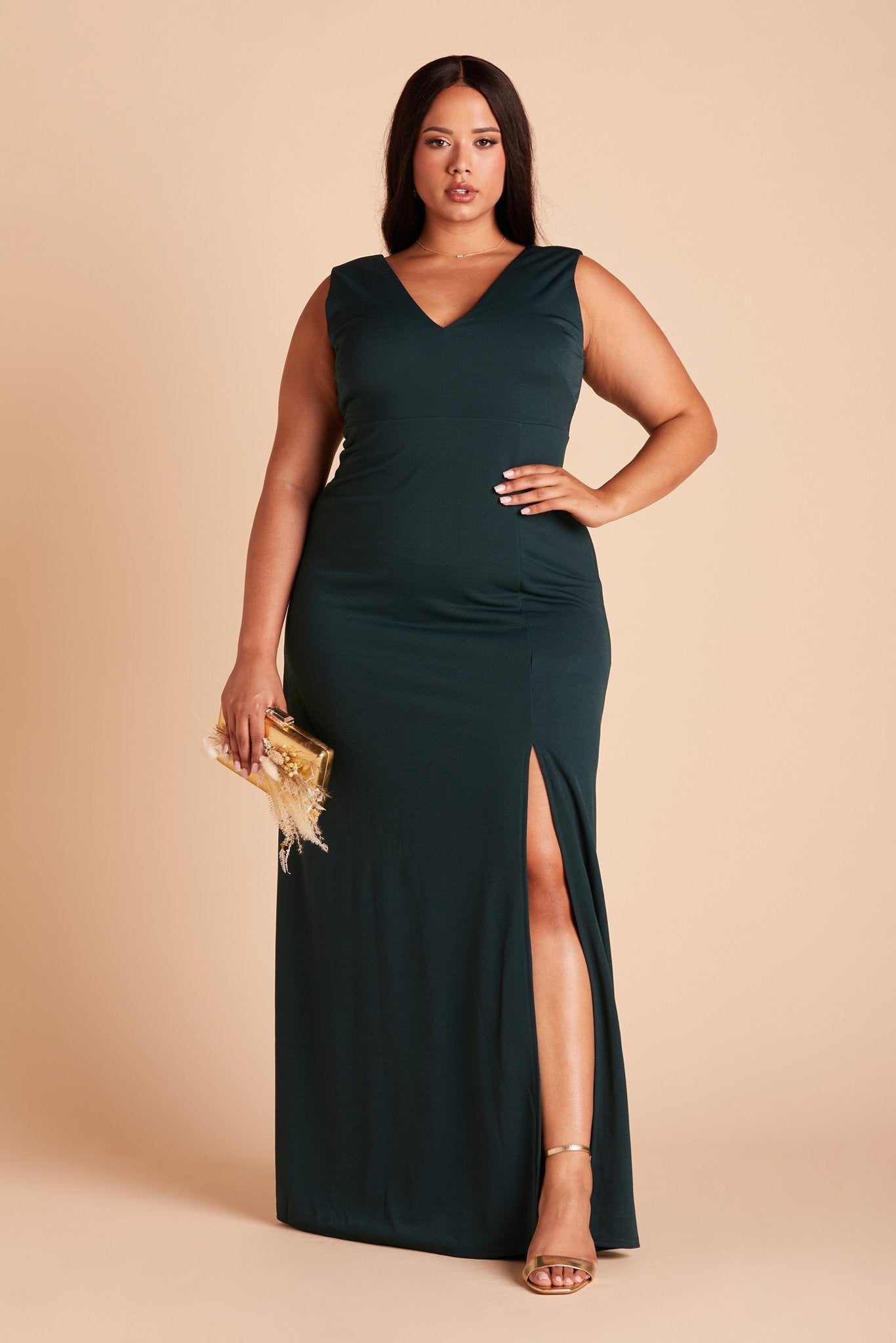 Shamin Crepe Dress Curve Trudie