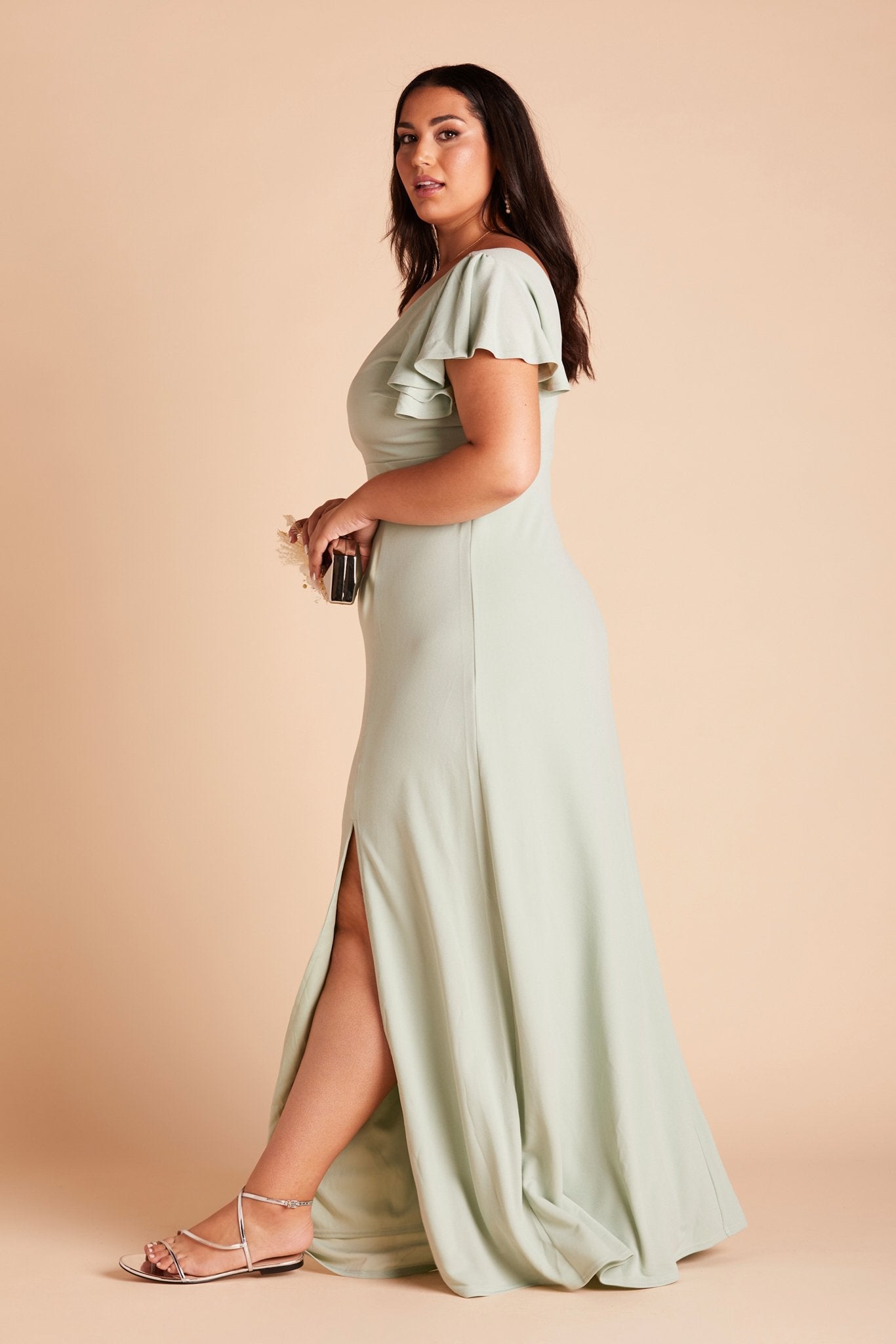 Hannah Crepe Dress Curve Erin