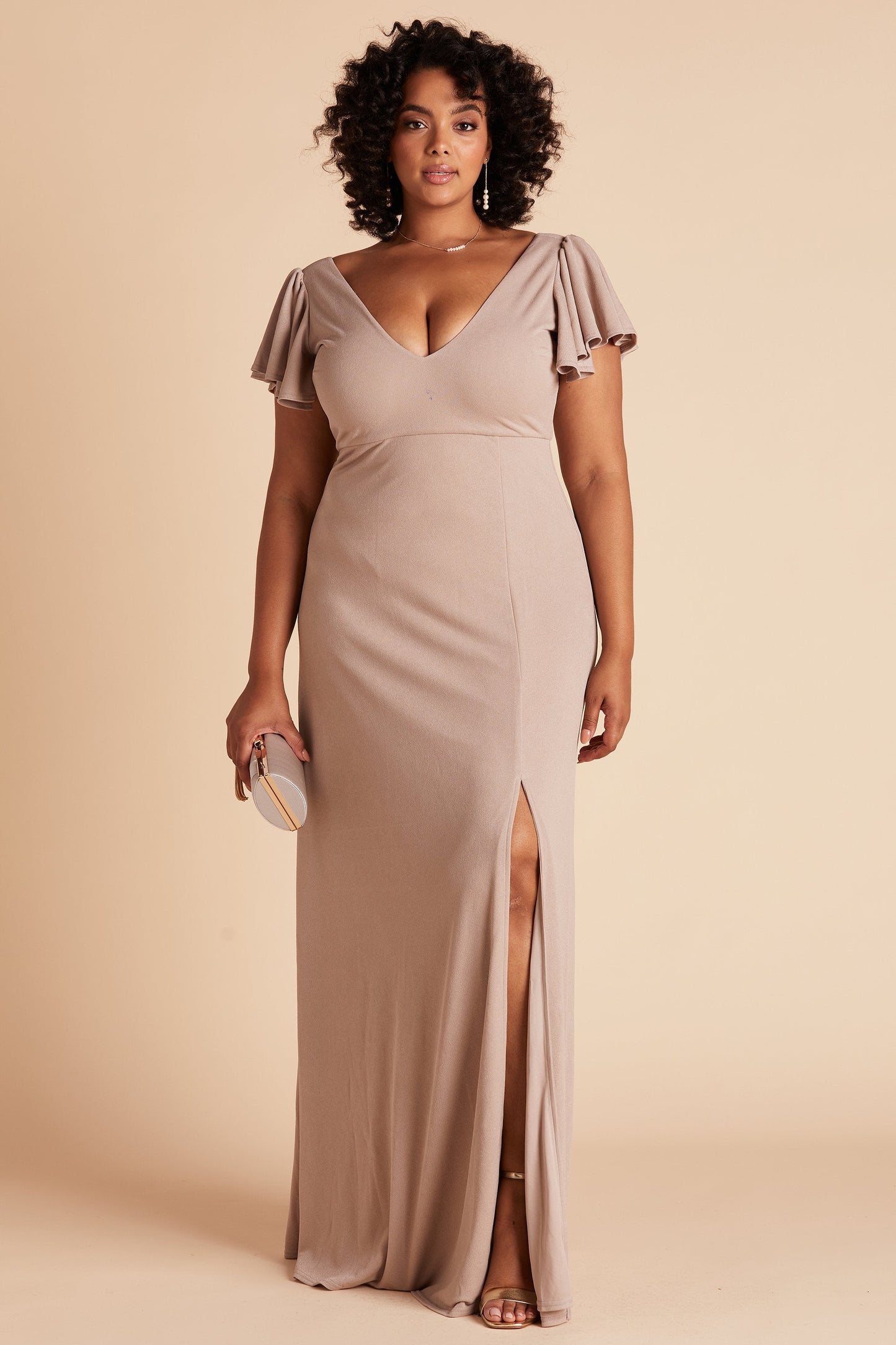 Hannah Crepe Dress Curve Peggie