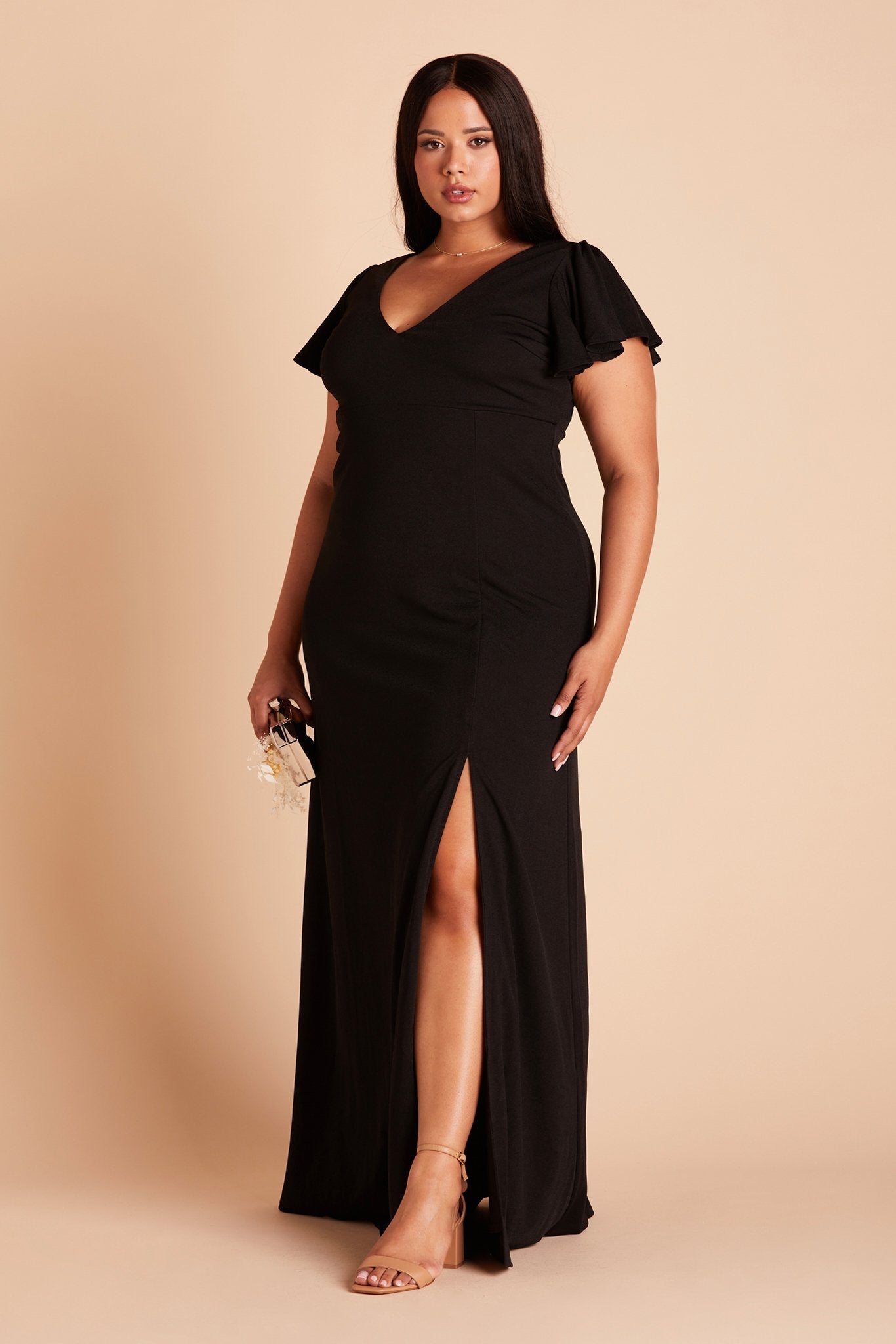 Hannah Crepe Dress Curve Isla