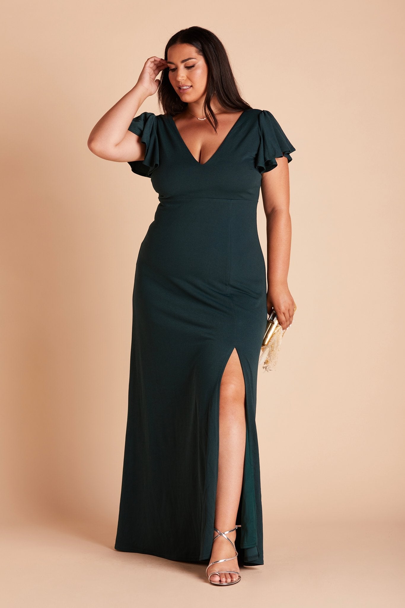 Hannah Crepe Dress Curve Vanessa